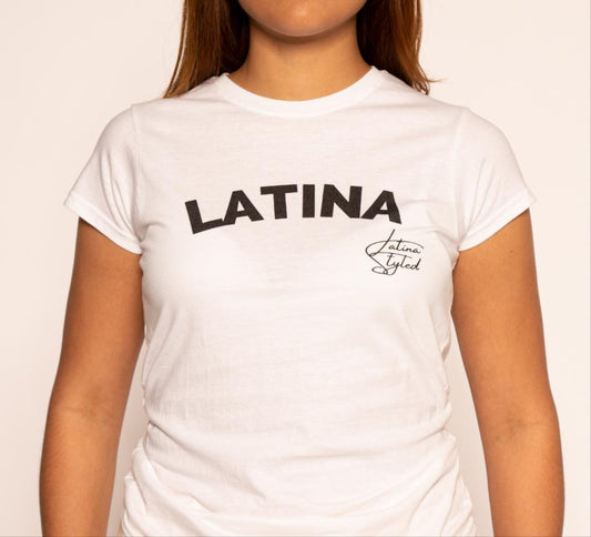 Latina Slogan Tshirt - Classic White