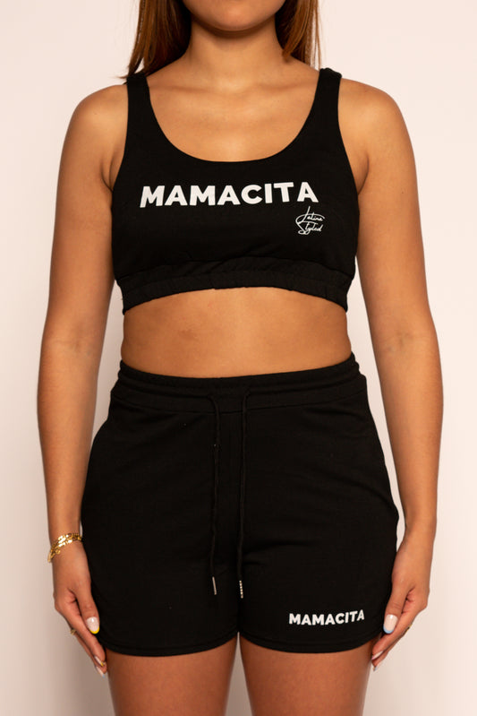 Mamacita Slogan Sports Set - Classic Black